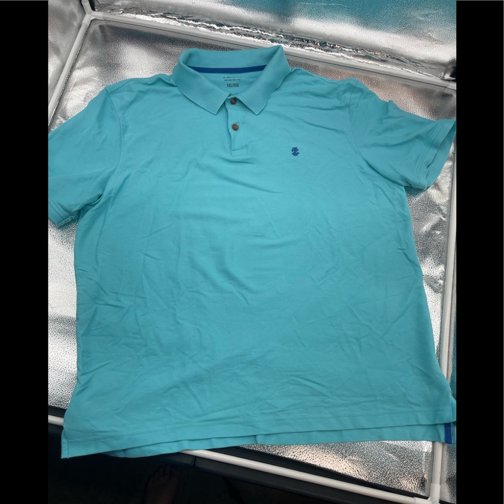 Mens Izod Polo Shirt- Teal